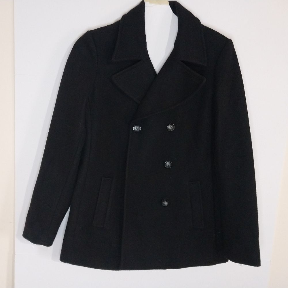Old Navy Women"s Large Black Peacoat